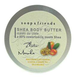 Soap&Friends Shea Butter 80% masło do ciała Złoto Maroka 200ml