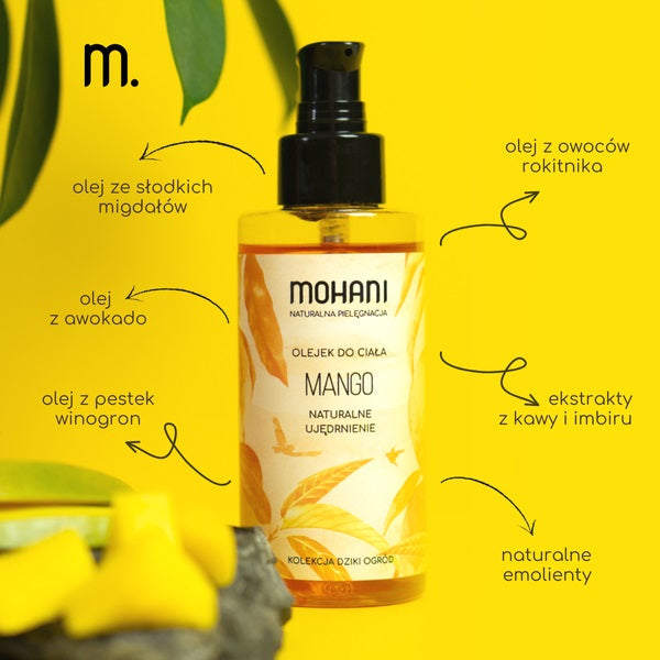 Mohani Ujędrniający olejek do ciała Mango 150ml