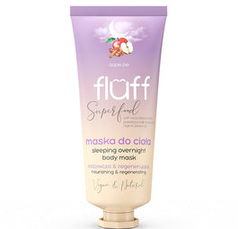 Fluff Sleeping Overnight Body Mask odżywczo-regenerująca maska do ciała Szarlotka 150ml