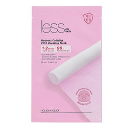 HOLIKA HOLIKA Less On Skin Redness Calming CICA Dressing Mask nawilżająca maseczka z gazy opatrunkowej do zaczerwienionej i suchej skóry 25ml