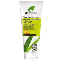 Dr.Organic Tea Tree Lotion oczyszczający balsam do ciała z wyciągiem z drzewa herbacianego 200ml