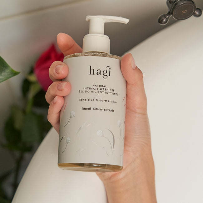 Hagi Naturalny żel do higieny intymnej Len i Bawełna 300ml