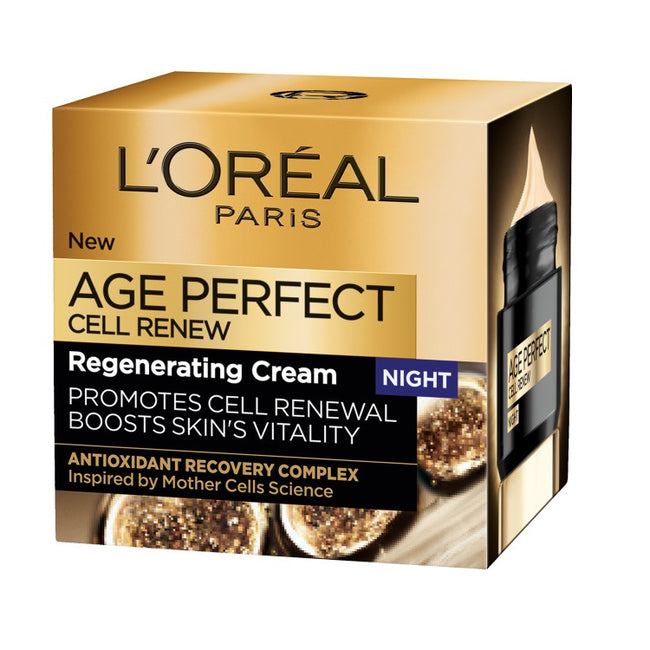 L'Oreal Paris Age Perfect Cell Renew regenerujący krem przeciwzmarszczkowy na noc 50ml