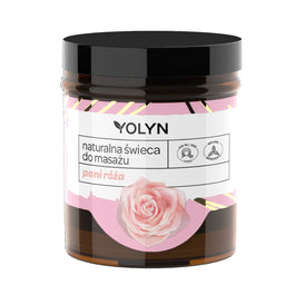 Yolyn Naturalna świeca do masażu Pani Róża 120ml