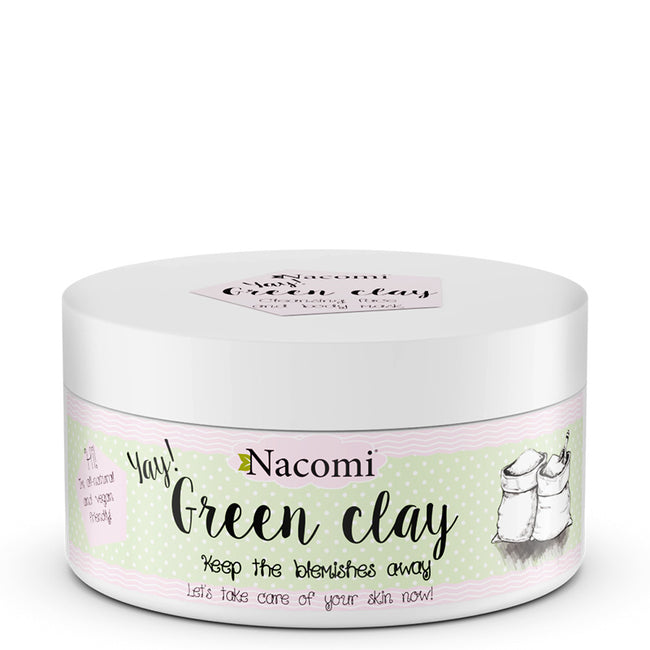 Nacomi Green Clay zielona glinka nawilżająca 65g