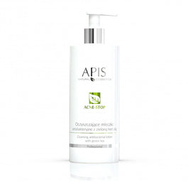 APIS Acne-Stop oczyszczające mleczko antybakteryjne z zieloną herbatą 500ml