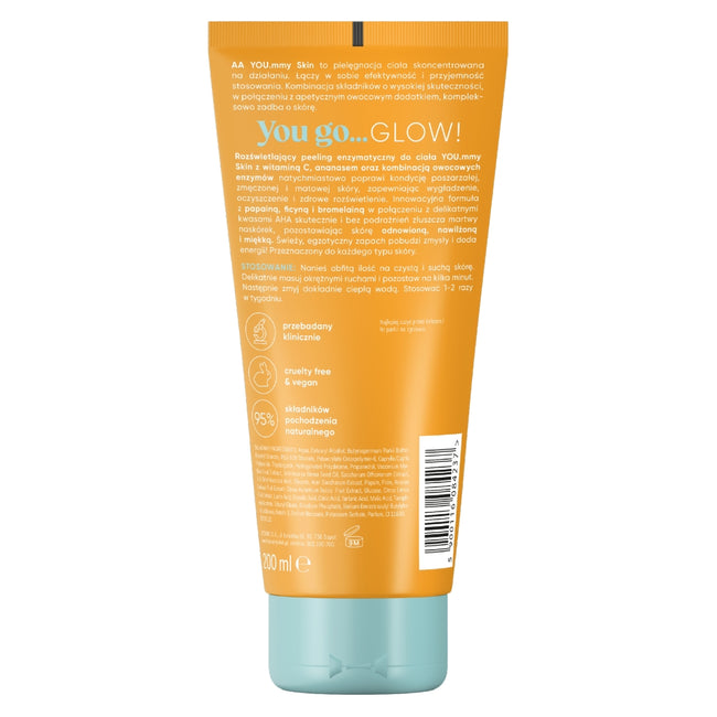 AA YOU.mmy Juicy Glow rozświetlający peeling enzymatyczny 200ml