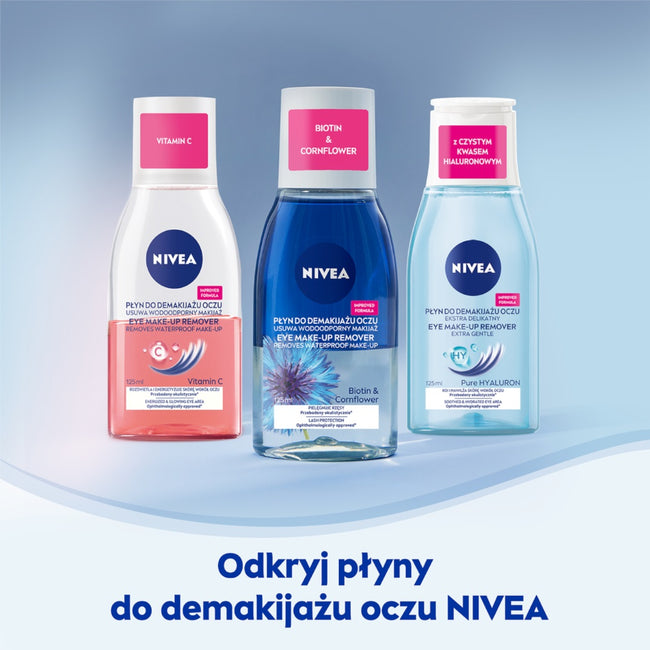 Nivea Dwufazowy płyn do demakijażu oczu Ekstrakt z Bławatka 125ml