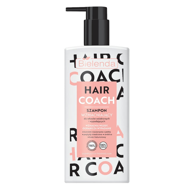 Bielenda Hair Coach wzmacniający szampon do włosów osłabionych i wypadających 300ml