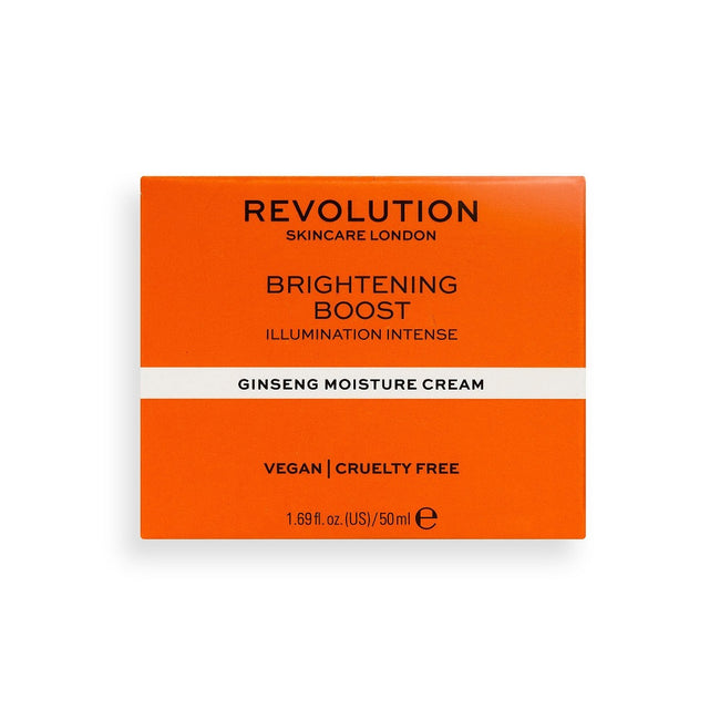 Revolution Skincare Brightening Boost Ginseng Moisture Cream rozjaśniający krem nawilżający do twarzy 50ml