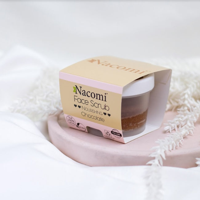 Nacomi Face Scrub peeling odżywczy do twarzy i ust Chocolate 80g