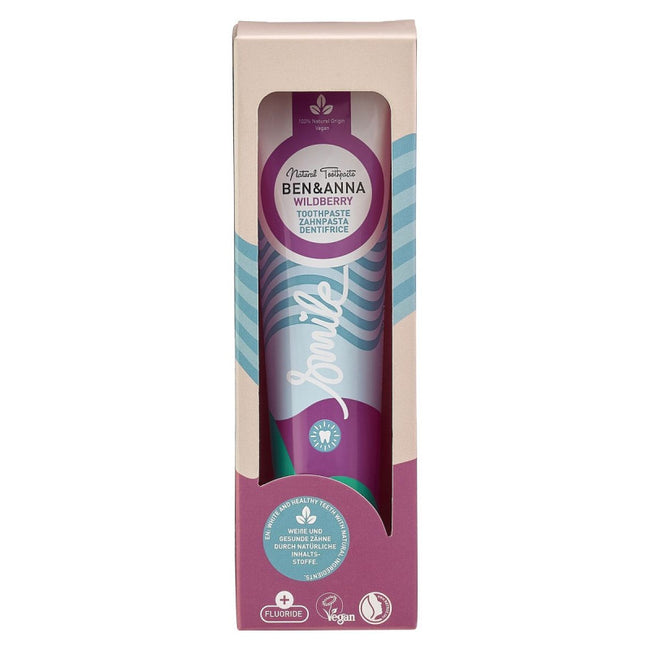 Ben&Anna Natural Toothpaste naturalna pasta do zębów z fluorem Wildberry 75ml