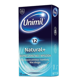 Unimil Natural+ lateksowe prezerwatywy 12szt