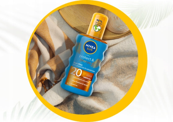 Nivea Sun Protect & Bronze olejek do opalania w sprayu aktywujący naturalną opaleniznę SPF20 200ml