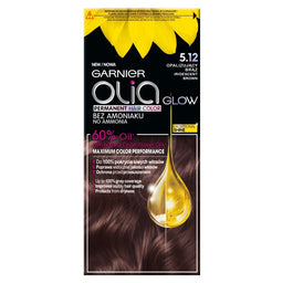 Garnier Olia Glow farba do włosów bez amoniaku 5.12 Opalizujący Brąz