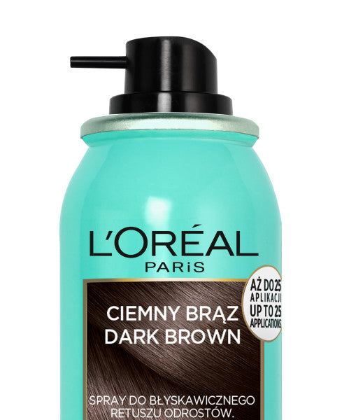 L'Oreal Paris Magic Retouch spray do retuszu odrostów Ciemny Brąz 75ml