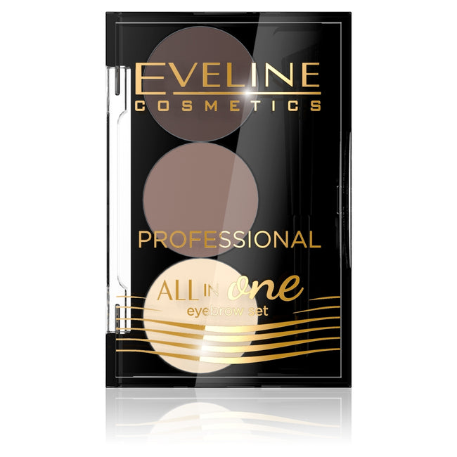 Eveline Cosmetics All In One Eyebrow Set zestaw cieni do brwi 01 1.7g