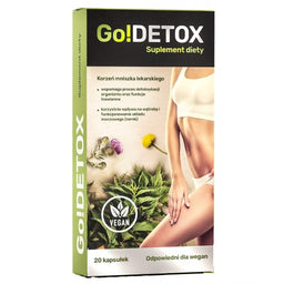 Noble Health Go!Detox suplement diety wspomagający pracę wątroby 20 kapsułek