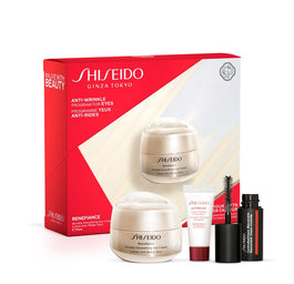 Shiseido Anti-Wrinkle Program For Eyes zestaw Benefiance Wrinkle Smoothing Eye Cream 15ml + Ultimune Power Infusing Concentrate 5ml + ControlledChaos MascaraInk 01 Black 4ml