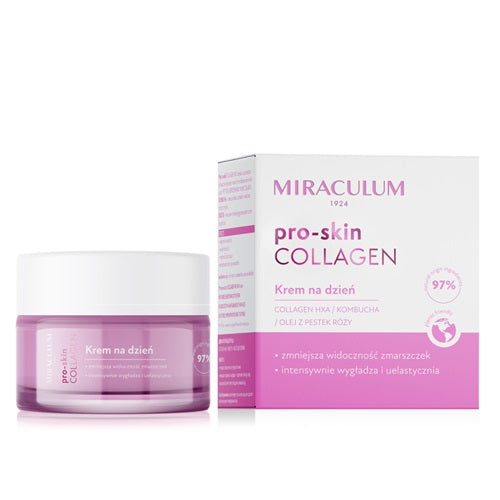 Miraculum Collagen Pro-Skin zestaw krem na dzień 50ml + krem przeciwzmarszczkowy pod oczy 15ml