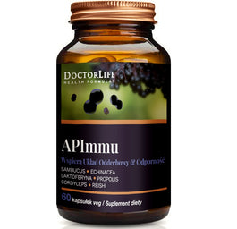 Doctor Life APImmu suplement diety wspierający układ oddechowy i odporność 60 kapsułek