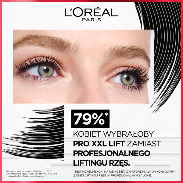 L'Oreal Paris Pro XXL Lift Mascara podwójny tusz do rzęs Black 12ml
