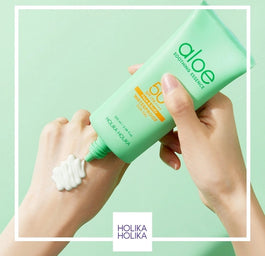 HOLIKA HOLIKA Aloe Soothing Essence Face & Body Waterproof Sun Gel SPF50+ żel przeciwsłoneczny do twarzy i ciała 100ml