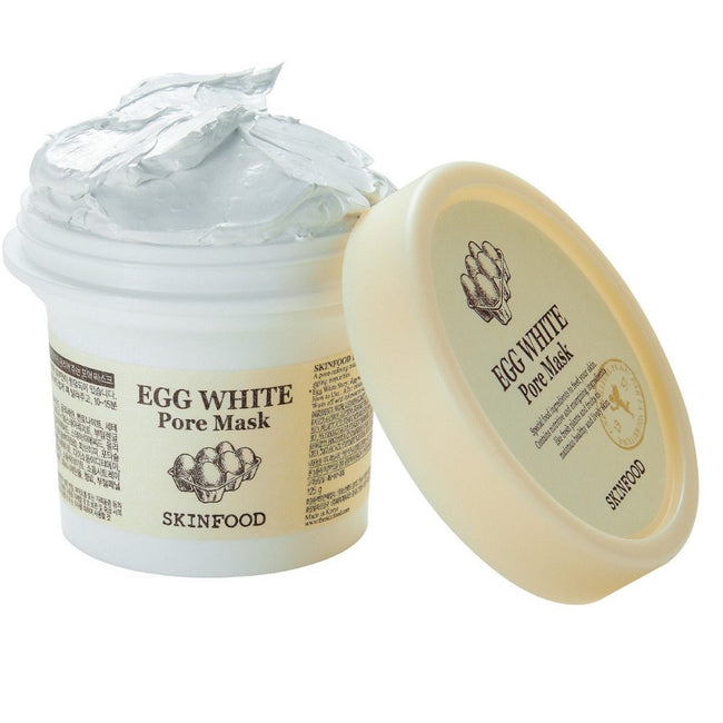 SKINFOOD Egg White Pore Mask głęboko oczyszczająca maska do walki z rozszerzonymi porami 120g