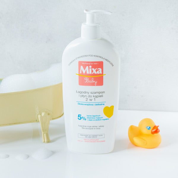 MIXA Baby łagodny szampon i płyn do kąpieli 2w1 250ml