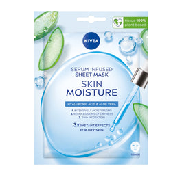 Nivea Skin Moisture maska w płachcie z serum nawilżającym