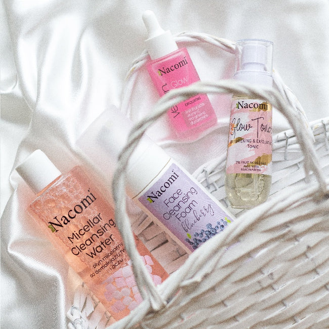 Nacomi Glow Toner rozświetlająco-złuszczający tonik do twarzy 80ml