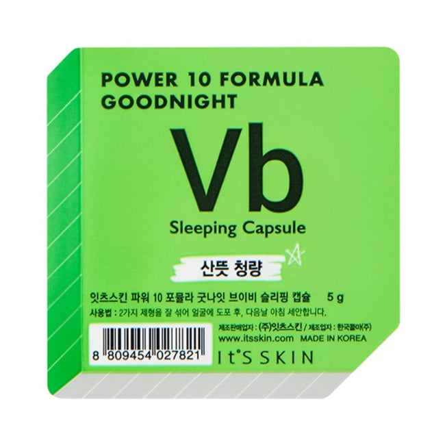 It's Skin Power 10 Formula Good Night Sleeping Capsule VB dwufazowa maseczka całonocna w kapsułce 5g