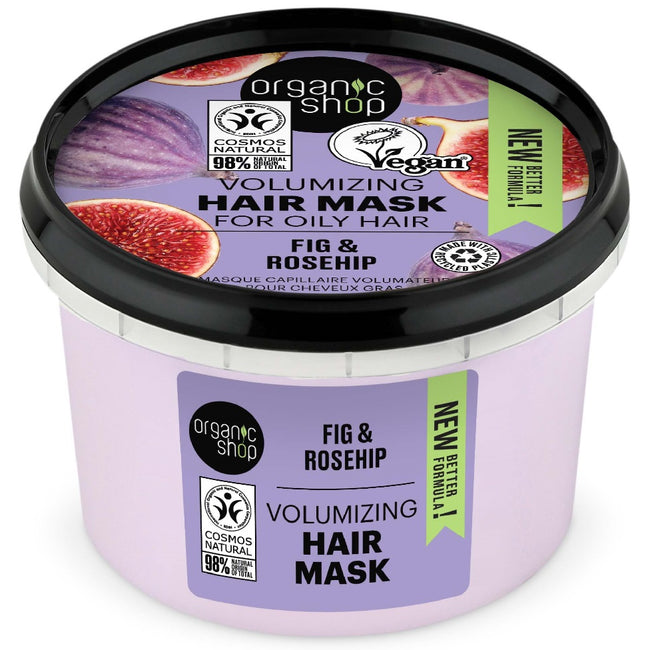 Organic Shop Express Shine Hair Mask pielęgnująca maska do włosów Fig & Almond 250ml