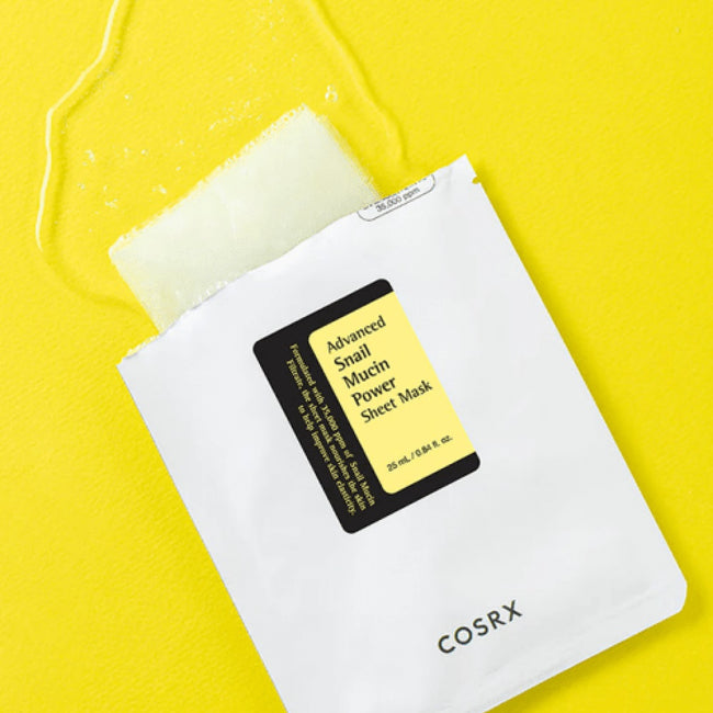 COSRX Advanced Snail Mucin Power Sheet Mask maseczka w płachcie z mucyną ślimaka 10szt.