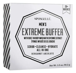 Spongelle 20+ Men's Buffer gąbka nasączona mydłem do mycia ciała Extreme