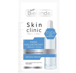 Bielenda Skin Clinic Professional Kwas Hialuronowy maseczka nawilżająco-łagodząca 8g