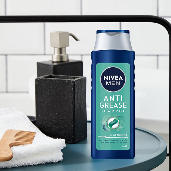 Nivea Men Anti Grease Shampoo szampon do włosów przetłuszczających się 400ml