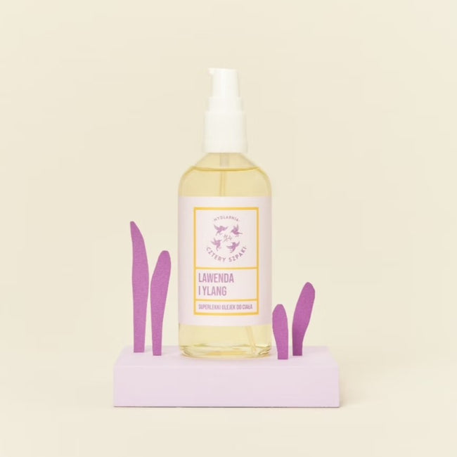 Mydlarnia Cztery Szpaki Superlekki olejek do ciała Lawenda i Ylang 100ml