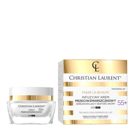 Christian Laurent Pour La Beaute 55+ infuzyjny krem przeciwzmarszczkowy odbudowujący gęstość skóry 50ml