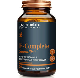 Doctor Life E-Complete SupraBio 8 witamin E nowej generacji suplement diety 30 kapsułek