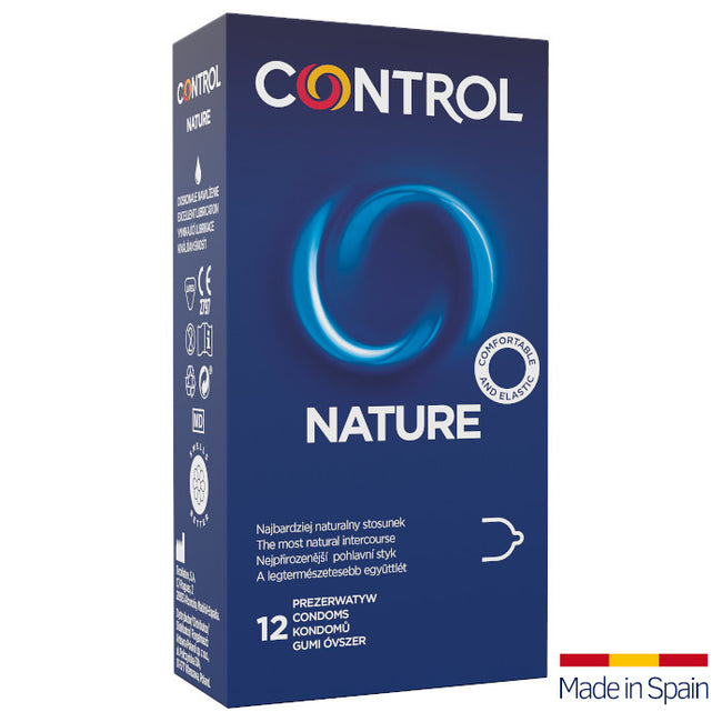 Control Nature ergonomiczne prezerwatywy z naturalnego lateksu 12szt.
