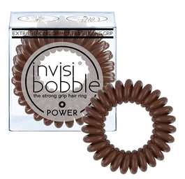 Invisibobble Power gumki do włosów Pretzel Brown 3szt