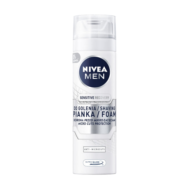 Nivea Men Sensitive Premium zestaw żel pod prysznic 250ml + antyperspirant roll-on 50ml + balsam po goleniu 100ml + pianka do golenia 200ml