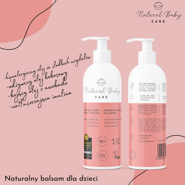 Natural Baby Care Naturalny balsam do ciała dla dzieci 200ml