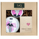LaQ Kicia Magnolia zestaw peeling myjący 200ml + masło do ciała 200ml + mus do mycia twarzy 100ml