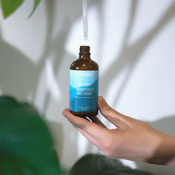 Mohani Równoważący peeling kwasowy do skóry głowy Trycho-kwasy + Niacynamid 100ml