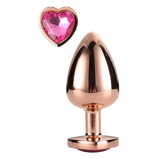 Dream Toys Gleaming Love Rose Gold Plug korek analny Medium