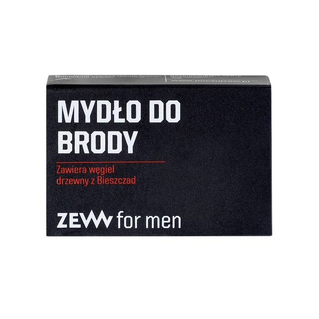 Zew For Men Mydło do brody z węglem drzewnym z Bieszczad 85ml