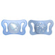 Chicco PhysioForma silikonowy smoczek do uspokajania Micro 0-2m+ Niebieski 2szt.