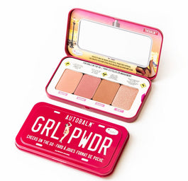 The Balm Autobalm GRL PWDR Cheeks On the Go paleta róży do policzków